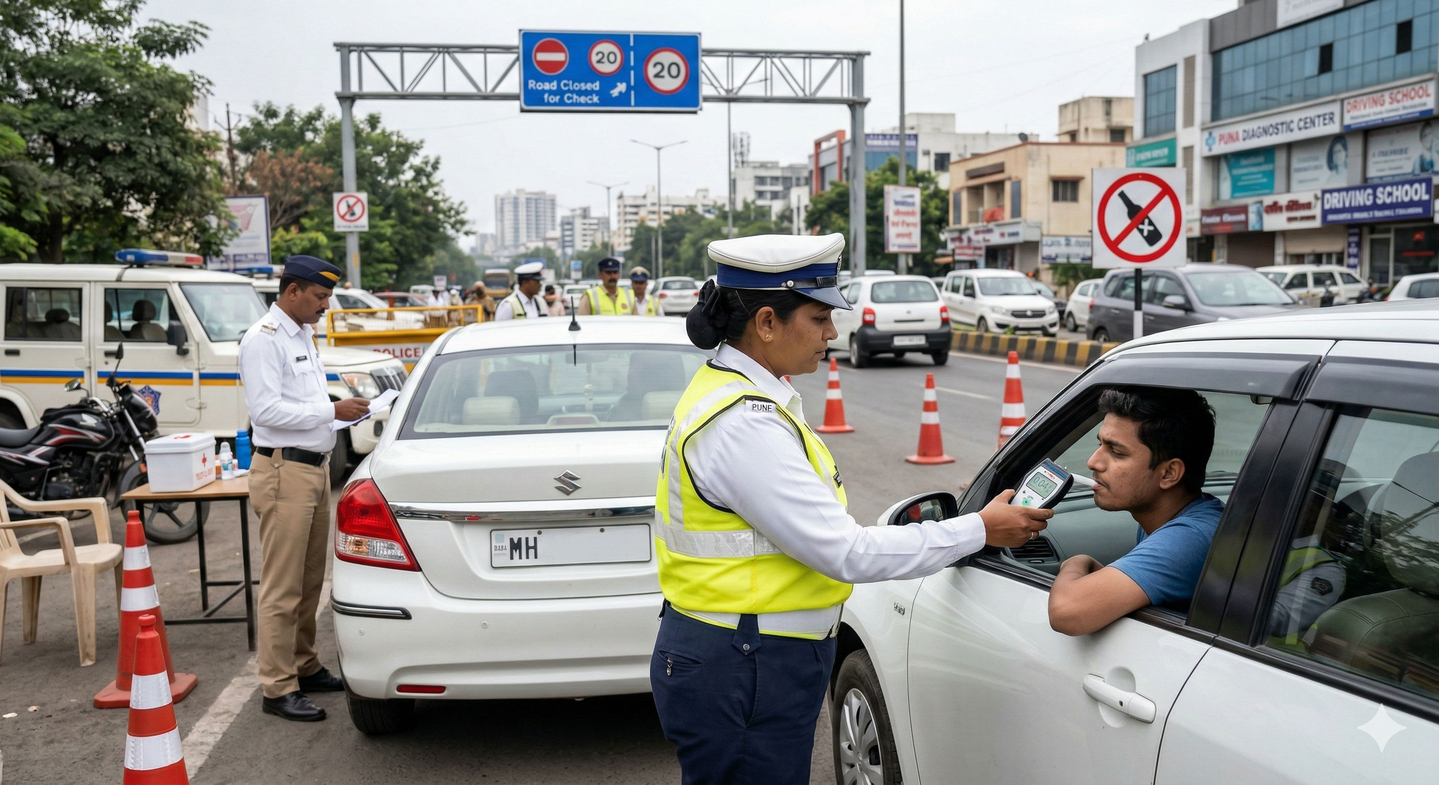 Police checkpoint