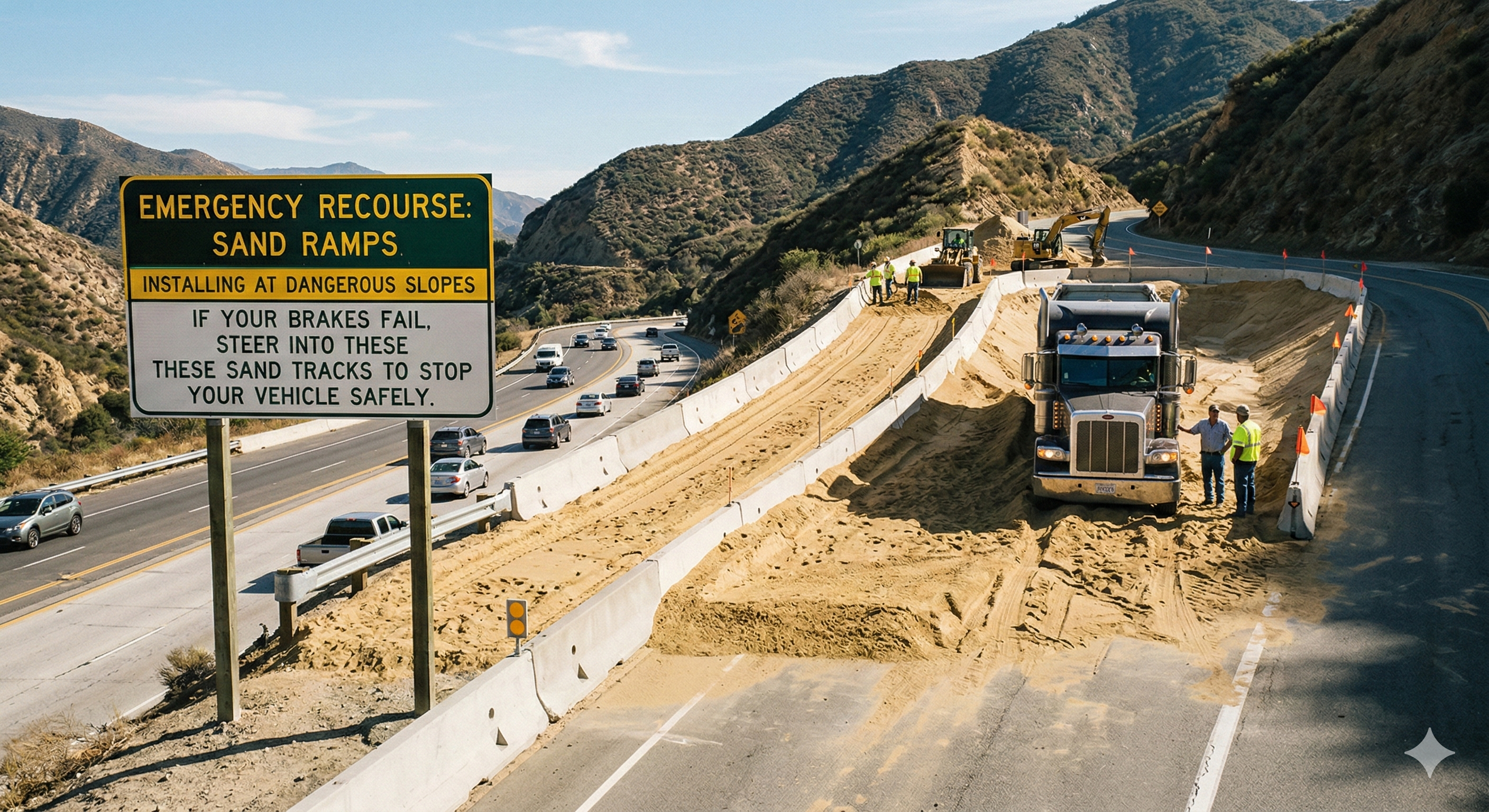 Truck on Road